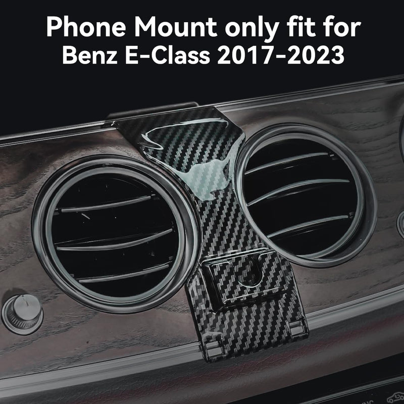 BEHAVE Car Phone Holder for Mercedes-Benz E-Class,Car Phone Mount for E-Class 2017-2023 Phone Cradles,Compatible for iPhone,Android Phones