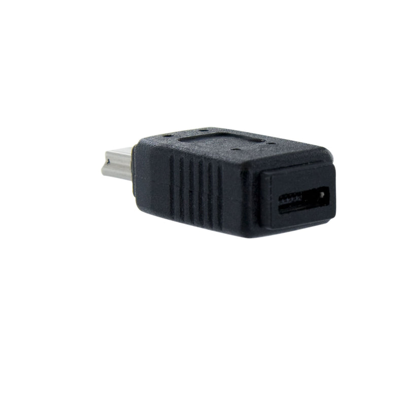 StarTech.com Micro USB to Mini USB 2.0 Adapter - Micro USB (f) to Mini USB (m) (UUSBMUSBFM) Black Micro USB Female to Mini USB Male