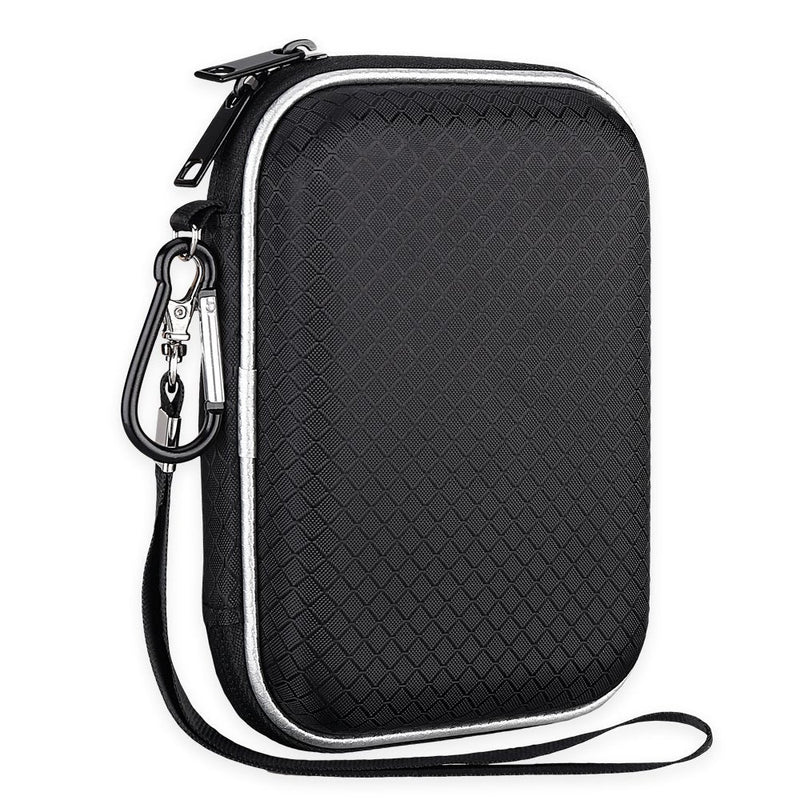 Lacdo Hard Carrying Case for MacBook Pro Air MagSafe/MagSafe 2 Power Adapter, iPhone13/13 Pro Charger, USB-C Hub, Type-C Hub, Earbuds, USB Cable Organizer EVA Protective Shockproof Travel Bag, Black