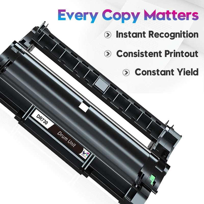 ONLYU Compatible Replacement for Brother DR730 DR-730 DR 730 for HL-L2370DW HL-L2390DW HL-L2370DW HL-L2395DW MFC-L2750DW MFC-L2710DW DCP-L2550DW (1 Pack, NOT Include Toner)