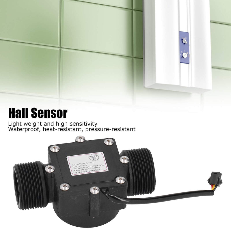 Water Flow Sensor YF-DN32 G1.25 in Service Water Flow Meter, Pipe Water Flow Meter, DC3-24V Hall Sensor