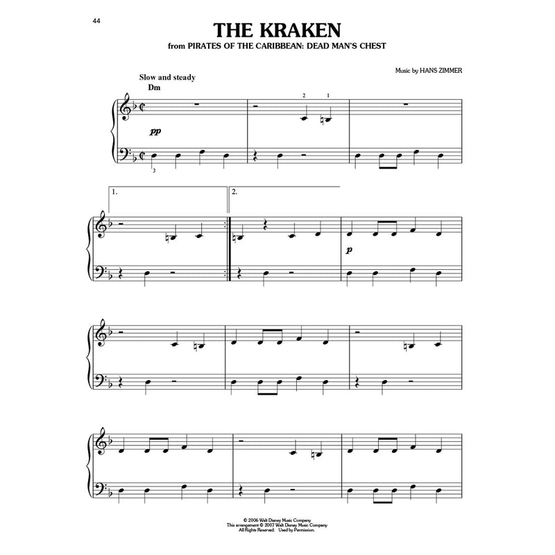Pirates of the Caribbean: Easy Piano Solo Collection