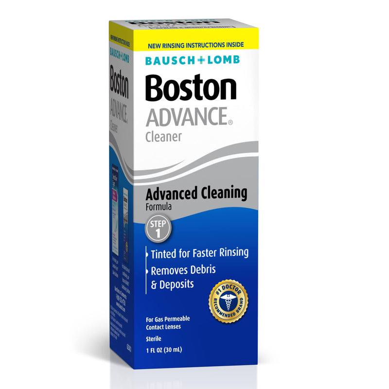 Boston Advance Contact Lens Solution by Bausch+ Lomb, for Gas Permeable Contact Lenses, 1 Fl Oz (Packaging May Vary) 1 Fl Oz (Pack of 1)