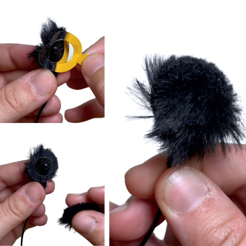 URSA Sticky Zeros: Ultra Thin Lavalier Stickies Pack of 90 24mm Microphone Stickies with 14mm Hole - Compatible with Most Lavalier Microphones & Mounts