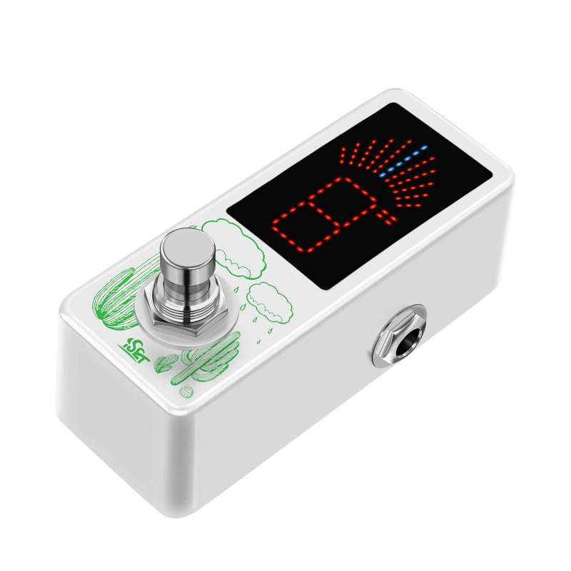 ISET Chromatic Tuner Pedal Tuner For Guitar Bass Violin And Other Chromatic Music Instruments