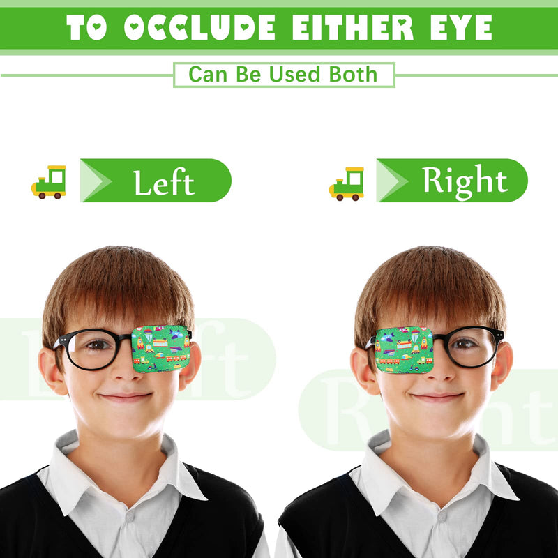 8 Pcs Eye Patches for Kids, Eyepatch for Glasses to Cover Either Eye Cartoon Eye Patching Fabric Patch for Kids Boys Girls(Cute Style) Cute Style