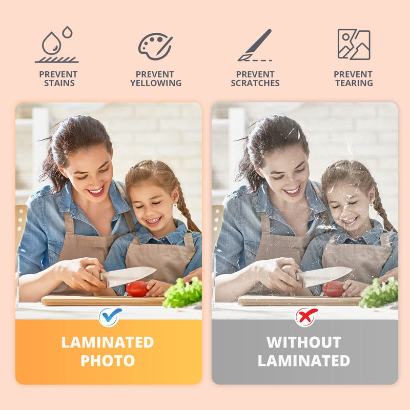 HTVRONT Clear Self-Adhesive Laminating Vinyl Roll-12"x30FT Non Thermal Laminating Film,No Machine Needed Clear Vinyl Laminate for Stickers 12*30ft Feet
