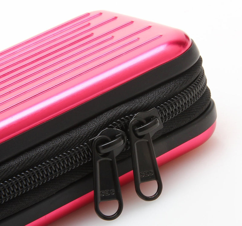 KAYOND Anti-Shock Silver Aluminium Carry Travel Protective Storage Case Bag for 2.5" Inch Portable External Hard Drive HDD USB 2.0/3.0 (Red) Red