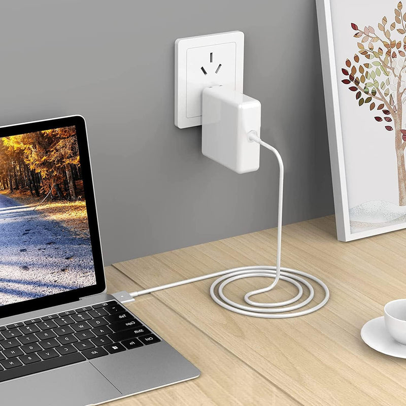 Mac Book Pro Charger, Replacement for Mac Book Pro/Mac Book Air 60W AC 2 T Connector Power Adapter,Compatible with Mac Book Pro/Mac Book Air 11 inch and 13 inch（Applicable to Late 2012-2017）