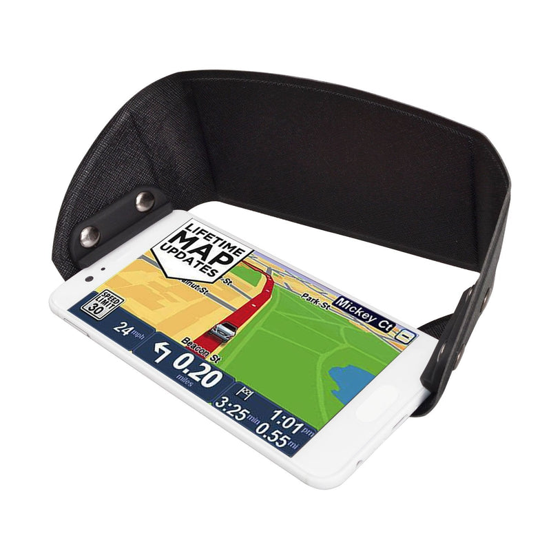 TFY Universal Phone Sun Shade & Glare Visor Shield for 4.5 to 6.1 Inch Smartphones - Compatible with iPhone 15/14 / 13/12 / XS/XR / 8 / SE