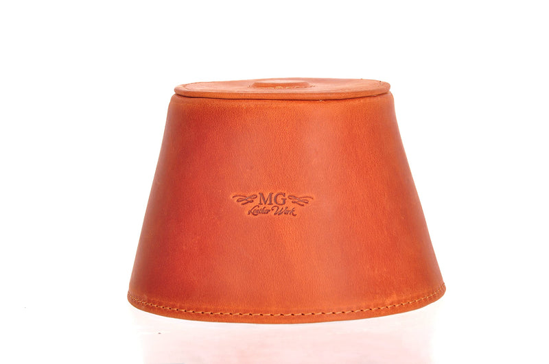 Trumpet magnetic mute, lightweight leather mute for jazz and classical trumpeters MG Leather Work (Trumpet, Brown) Trumpet
