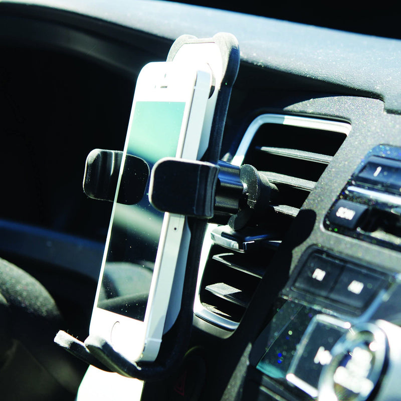 Alpena Hug Buddy Air Vent Universal Car Cell Phone Holder, Adjustable, Mount Compatible with iPhone, Samsung Galaxy, LG, Google, Nexus 5X, and Most Smartphones, Bamboo the Panda