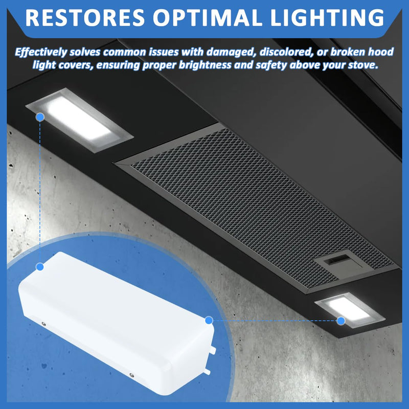 [AUSTRALIA] - SNTK7504000 Range Vent Hood Light Lens Replacement for Bro-an qt20000 & Ken-more Range Hood, Replaces SNTK7504000 K7613000 K7613-000 NTK7504000 K7504000 AP3378324 949658 