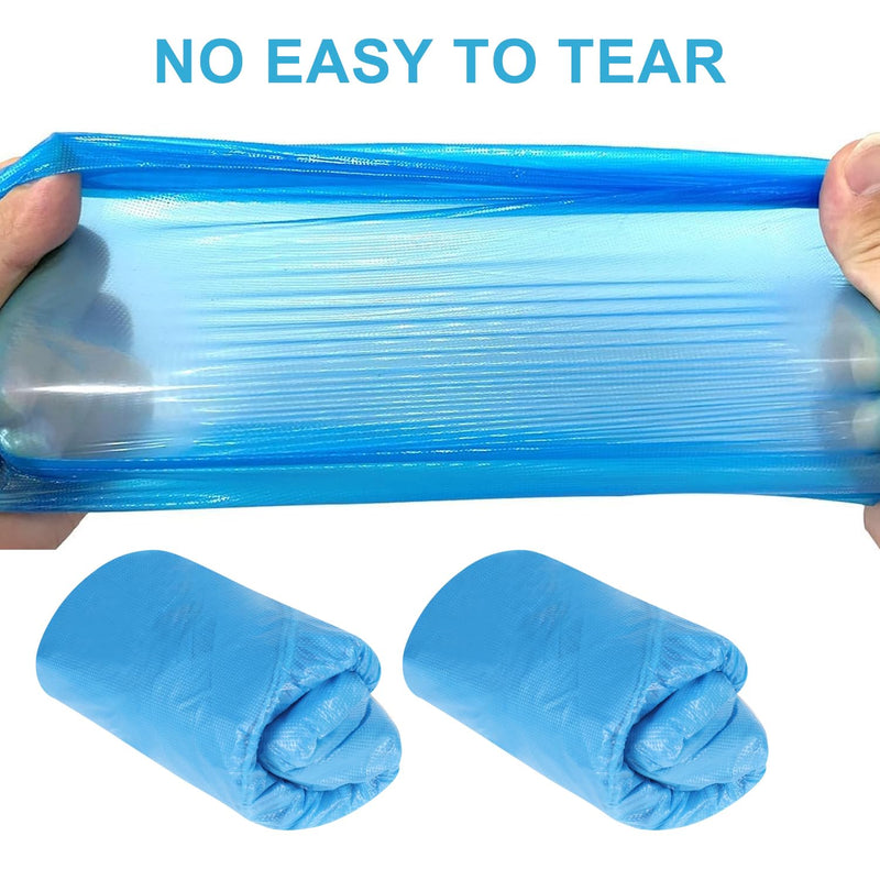 Shoe Covers, Disposable Overshoes, Waterproof Shoe Covers, Disposable Overshoes, Robust Shoe Covers, Disposable for Household, Laboratory, Construction, Garden, Factory, Pack of 100