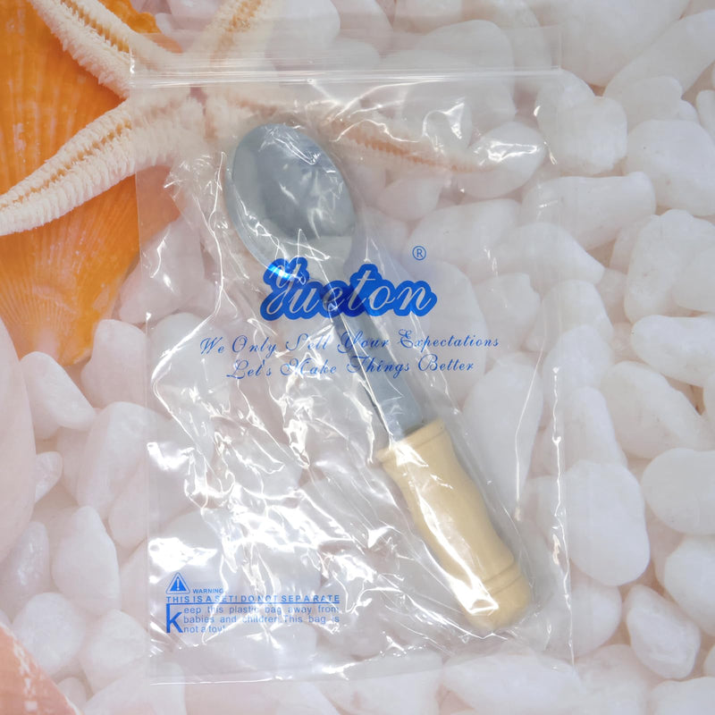 [AUSTRALIA] - yueton 1PCS Music Spoon Rural Percussion Instruments Music Spoon Soundboard Metal Spoon for Folk Percussion Instruments Music Enlightenment 