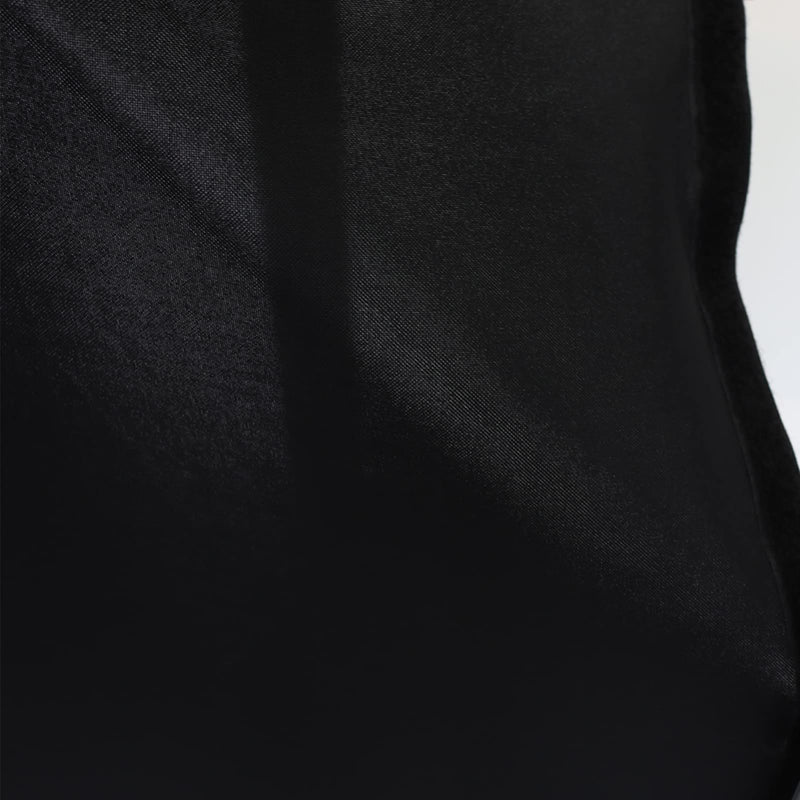 Black DJ Facade Scrim DJ Booth Scrim 19.5"x 44.2" w/Small Bag Black