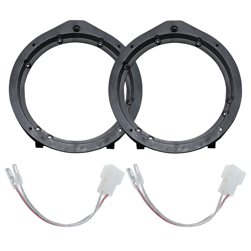 [AUSTRALIA] - Car 6.5 Inch Speaker Adapter Bracket W/Speaker Wiring Harness Kit Select for 2006-2013 Honda Civic/Accord/CR-V/Acura 2007-2013 Aftermarket Front Rear Door 6-6.75 Inch Speaker Adapter 