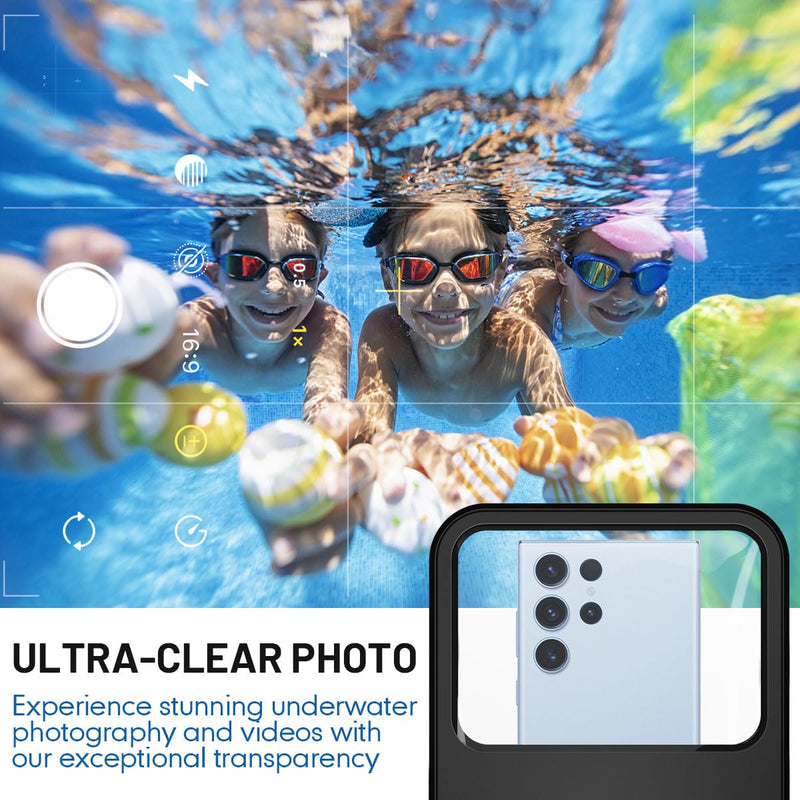 [Up to 10"] Large Waterproof Phone Pouch Bag - 2Pack Waterproof Phone Case for iPhone 15 Pro Max 14 13 12 Galaxy S23 S22 S21, IPX8 Cell Phone Water Protector Pouch Beach Essentials Vacation Must Haves Extra Large [10-inch]