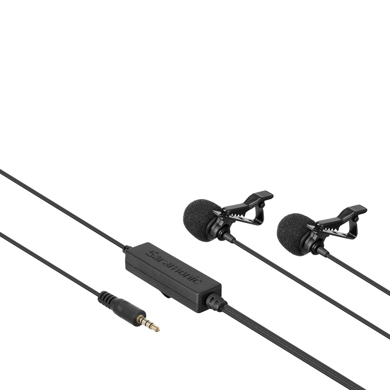 [AUSTRALIA] - Saramonic Lavmicro 2M Dual Lavalier Mics (LAVMICRO2M) 2x Lavalier 