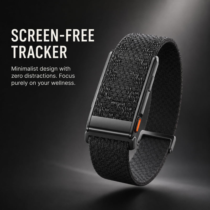 Yihou Screen-Free Fitness Tracker Smart Band No Display Activity Tracker | Heart Rate Sleep Track Step Counter Sports Modes Long Battery Life Fitness Bracelet for Women Men Android iOS Rosegold