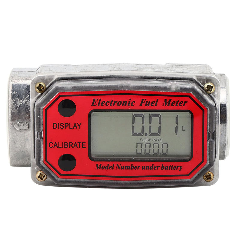 [AUSTRALIA] - Fuel Flow Meter, Mini Digital Turbine Flowmeter, Diesel Fuel Flow Meter, 10-200 L, 1 Inch NPT Flowmeter 