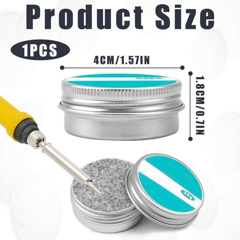 Soldering Tip Cleaner, Soldering Tips Reactivator 30 g, Soldering Tips Reactivator, Cleaning Tips Cleaner Soldering Iron Accessories, Soldering Tip Cleaner Tip Tinner Cleaner for Reactivating Oxidised