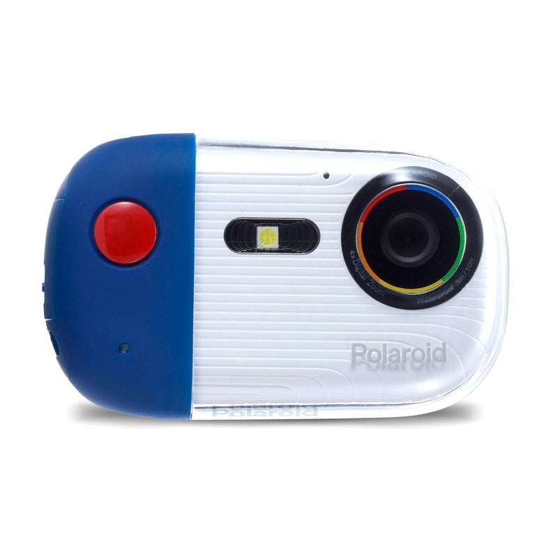 Polaroid Underwater Camera 18mp 4K UHD, Polaroid Waterproof Camera for Snorkeling and Diving with LCD Display, USB Rechargeable Digital Polaroid Camera for Videos and Photos Blue