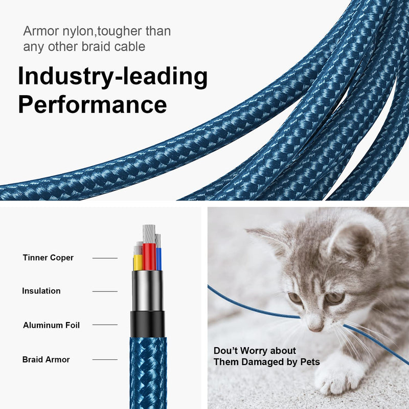 USB C Cable 3.1A Fast Charging Cable Type C Charging Cable for Samsung Galaxy A51 A50 A41 A40 A71 A21s A20 A20e S8 S9 S10 S20 fe, Note 10 9 8, Huawei P40 P30. P20 P10 P9 (1M) 1m gray