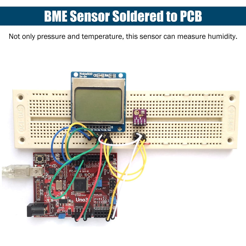 BME 5V Altimeter Module Binghe Pack of 2 BME High Precision Atmospheric Pressure Sensor Module IIC I2C SPI Interface DC 1.8-5V Compatible with Arduino Rasp-Pi