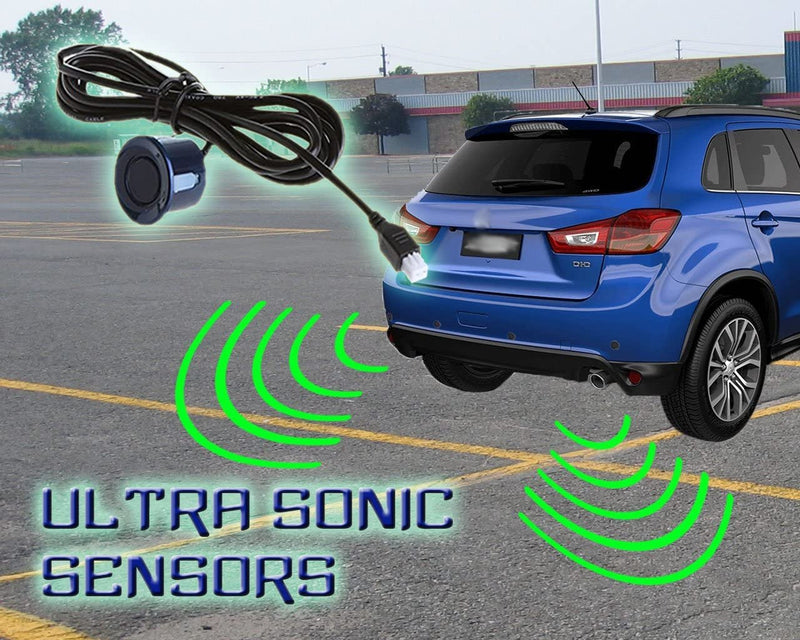 ZONETECH Parking Sensors LED Display Car Reverse Backup Radar System (2 Pack) 2 Pack
