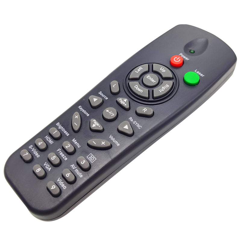 INTECHING BR-3036L Projector Remote Control for Optoma DS219, DS317, DS611, DX617, EP1691, ES520, ES522, ES526B, EX530, EX532, TS725, TX7155, TX735, EP761, TX761, TX763