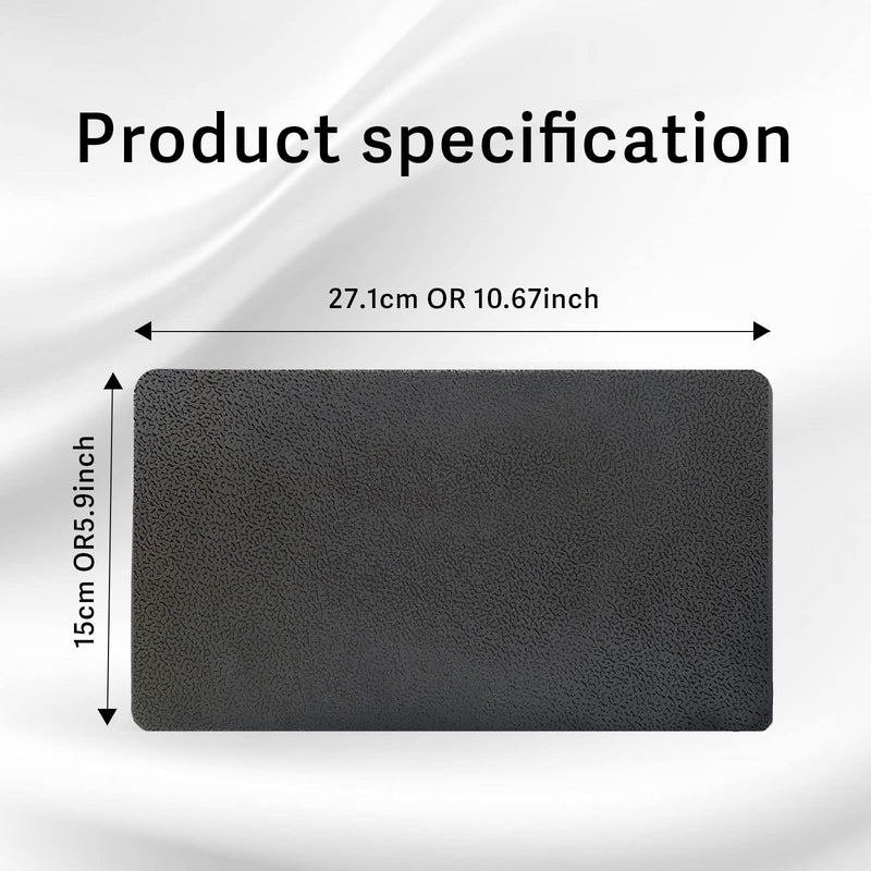 Car Dashboard Anti-Slip Rubber Pad, Multifunctional 10.6 x 5.9 Universal Non-Slip Car Magic Dashboard Gel Latex Pad for Cell Phones, Sunglasses, Keys, Coins and More Use (Black/Car Texture) wenlu