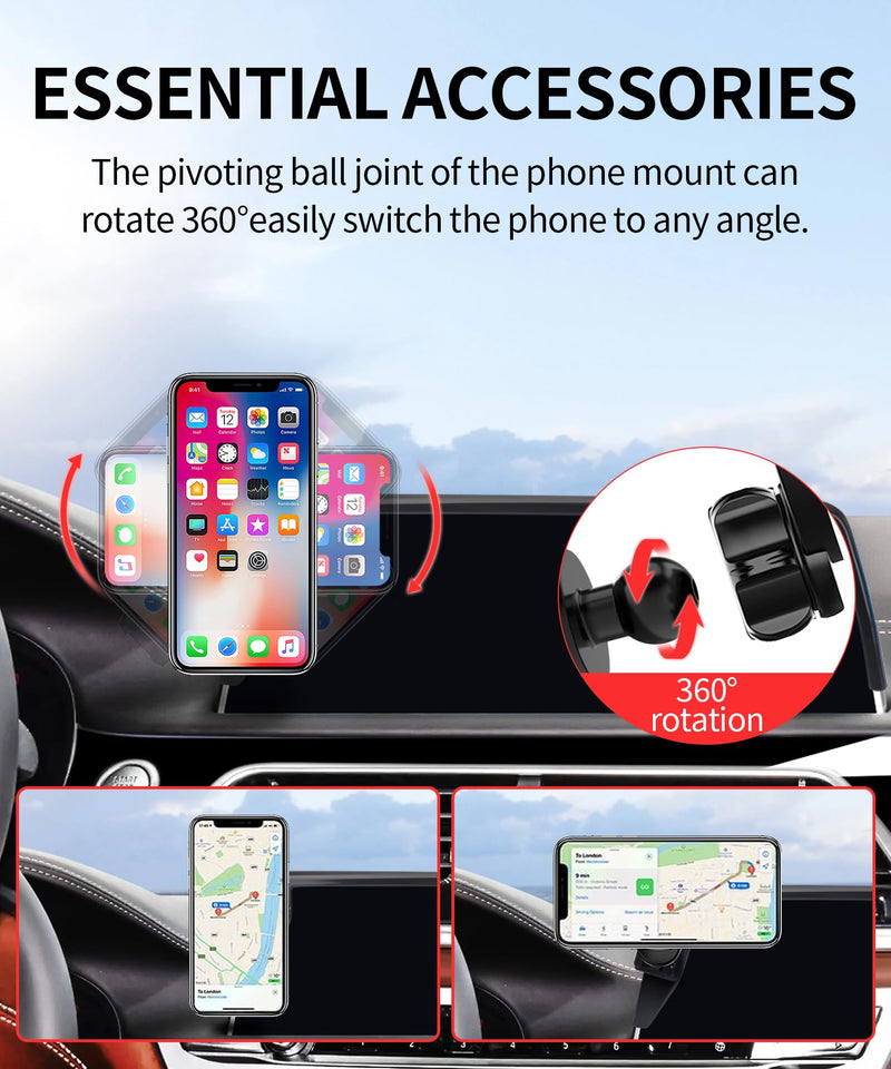 Car Phone Holder for BMW 7 Series 2016-2022, 10.25/10.3"Screen Magsafe Clip | Magnetic Accessories Cell Phone Mount Clip Compatible with iPhone, 3D fit Stable Dashboard Navigation Bracket Cradle Stand for 2016-2022 BMW 7 Series (10.25/10.3 inch only)