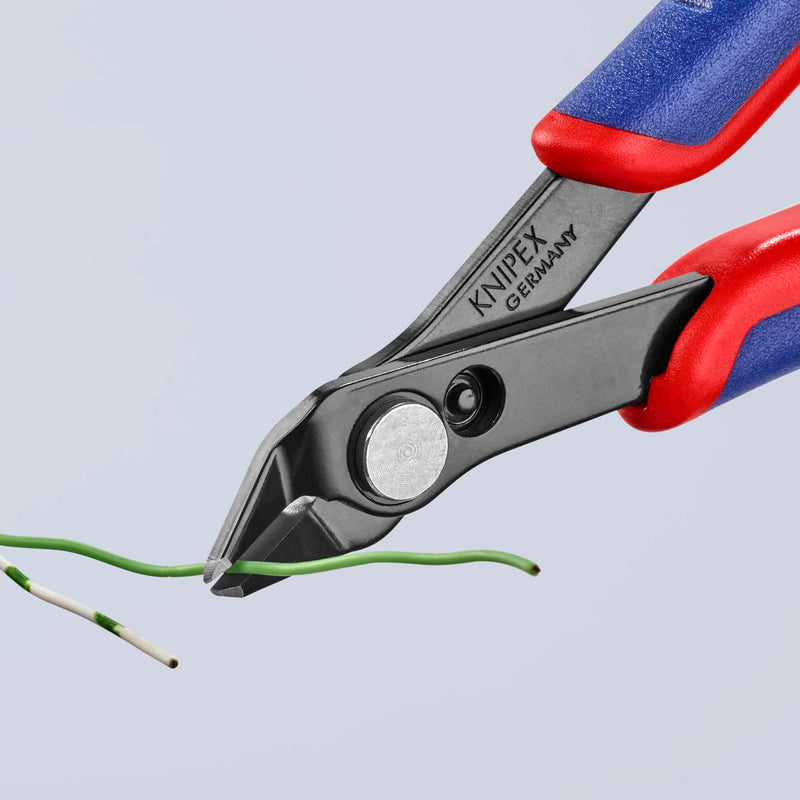 [AUSTRALIA] - 78 81 125 SB Electronics Cutter "Super-Knips" 4, 92" with Bevel In Blister Packaging Multi-colour Burnished with very small facet 