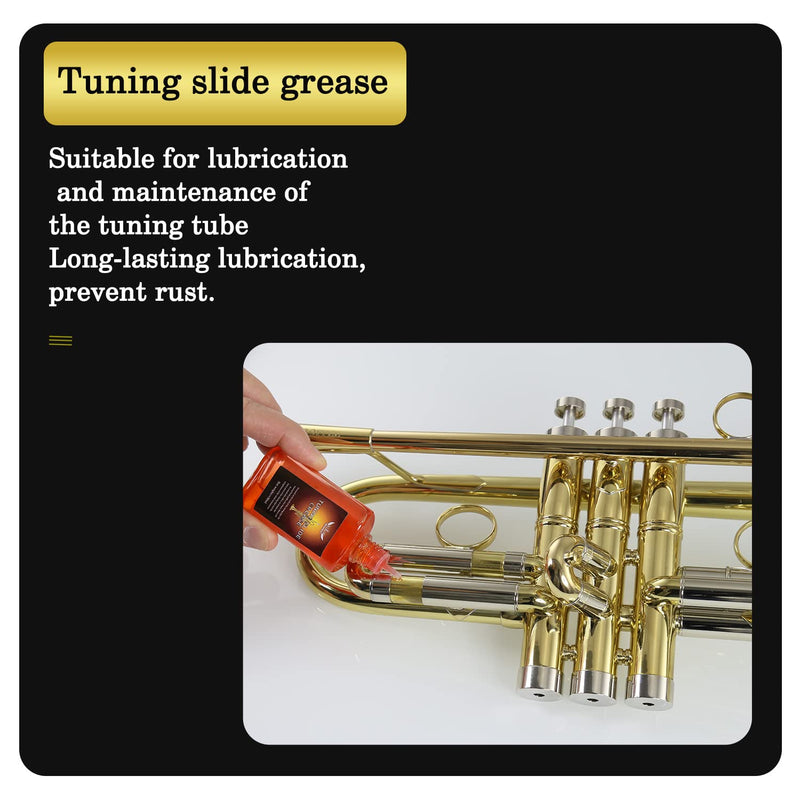Synthetic Valve Oil,Tuning Slide Grease for Trumpet,Trombone,French Horn,Tuba,Euphonium and Other Brass Instruments……