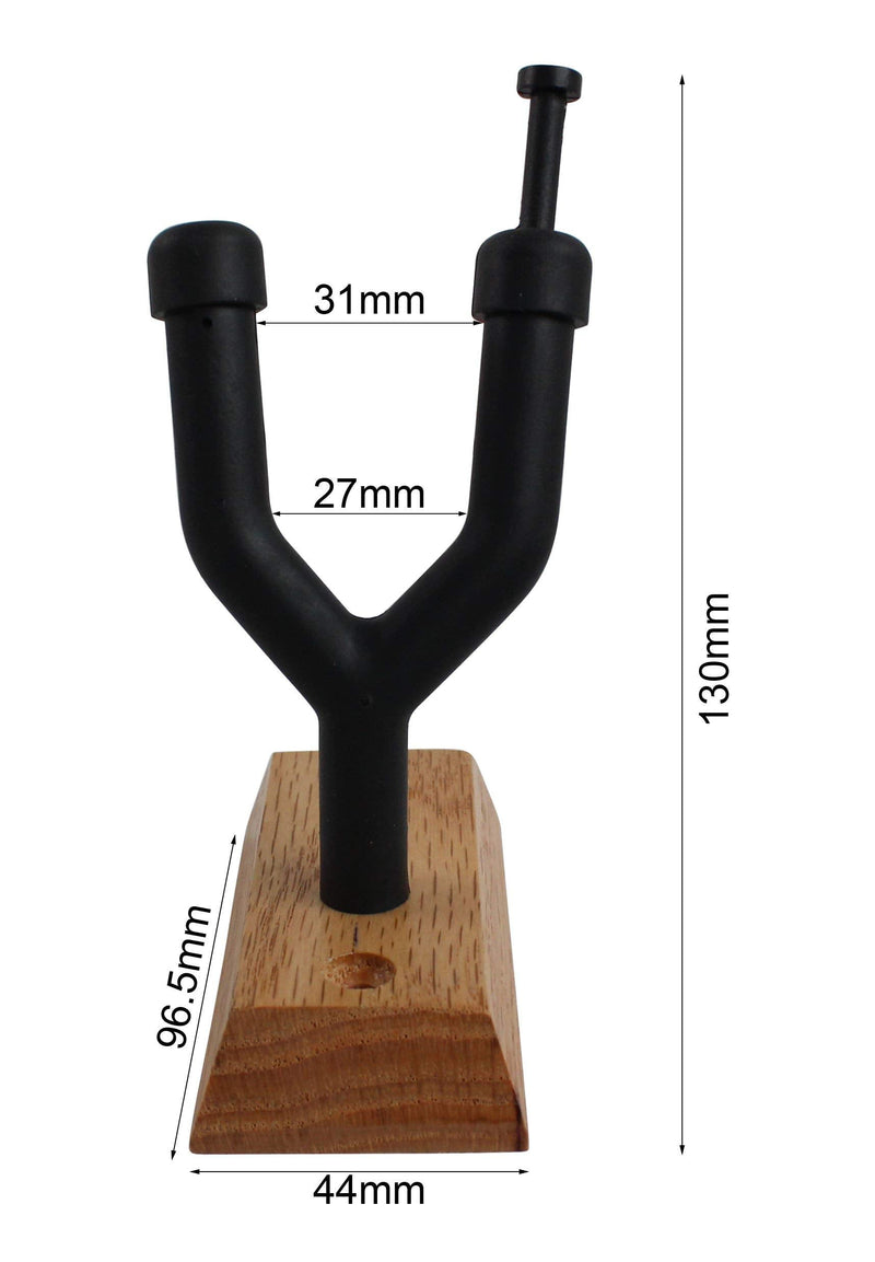 Vizcaya Hardwood Home & Studio Wall Mount Violin Hanger with Bow Holder(VLH30) VLH30