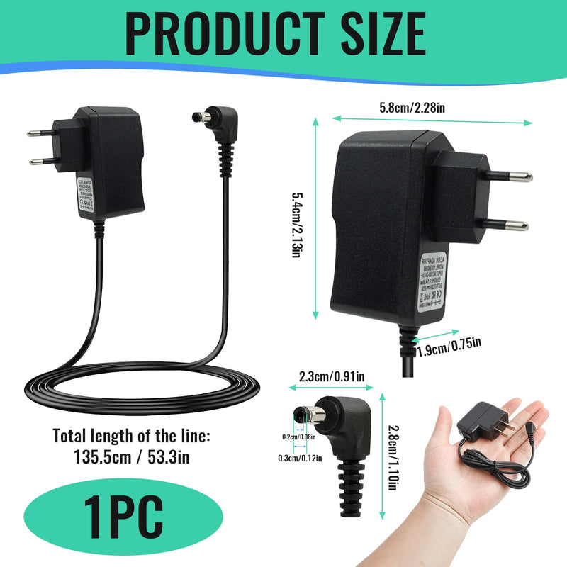 Power Supply 6V Charger Blood Pressure Monitor Compatible with Omron, X2/X2 Basic X3/6 Comfort, X4/7 Smart, M2 Basic, M3/M3 Comfort, M4, Intelli IT, M7 Intelli IT, hhp-cm01, M400/500/700, Power