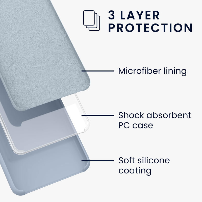 kwmobile TPU Silicone Case Compatible with Apple iPod Touch 6G / 7G (6th and 7th Generation) - Case Soft Flexible Protective Cover - Light Blue Matte