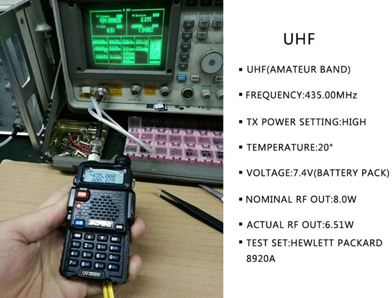 BaoFeng UV-5R 8W Ham Radio Long Range UV5R HandheldDual Band Walkie Talkies Two Way Radio Portable Tri-Power Radio(Black-8W 1Pack) Black-8W 1Pack