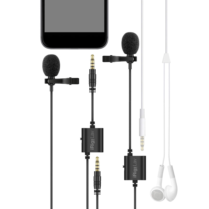 [AUSTRALIA] - IK Multimedia iRig Mic Lav Compact Lavalier for Smartphones and Tablets (Two-Pack) Two-pack 