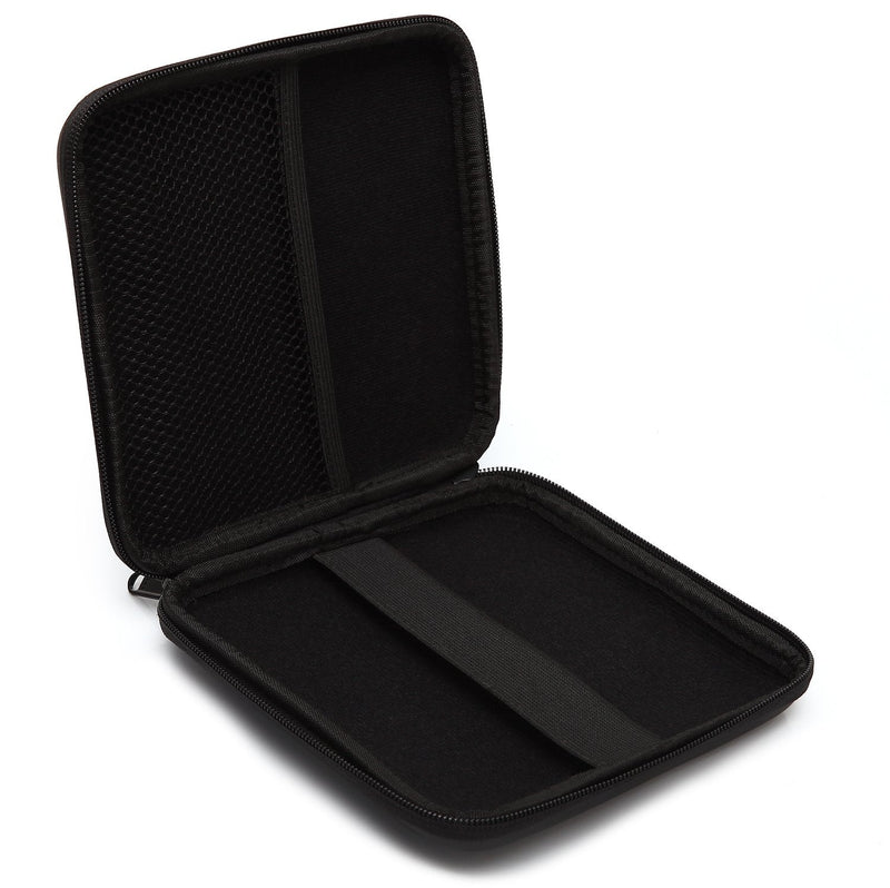 KAYOND® Portable Hard Carrying Travel Storage Case for External USB, DVD, CD, Blu-ray Rewriter / Writer and Optical Drives (Black) Black