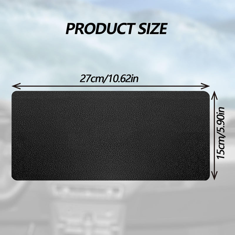Dashboard mat Rubber Non-Slip mat, Leather Texture 10.6"*5.9" Size car Non-Slip mat, car Dashboard Accessories for car Interior Organizer. 10.6"*5.9" Leather texture