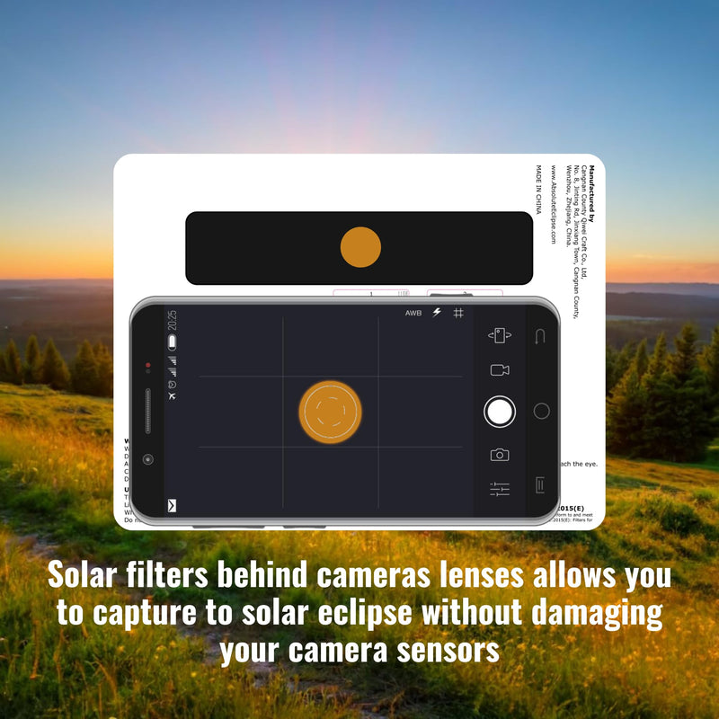 Advanced Solar Eclipse Photography 2in1 Filter and Viewer for Smartphones – AAS recognised Vendor, Universal Design Fits iPhone, Samsung, and Any Other Mobile Phones (Astronaut) Astronaut