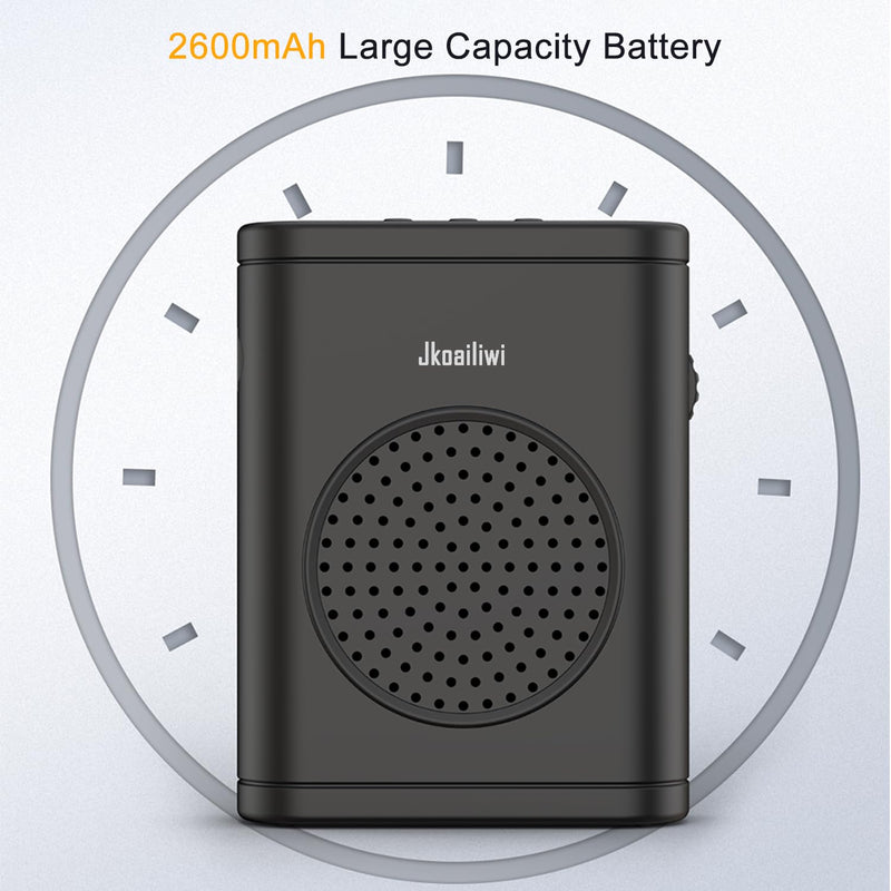 [AUSTRALIA] - Voice Amplifier for Teachers with Clip-On Wireless Lapel Mic, [Bluetooth 5.3] Teacher Microphone for Classroom, Portable Mini Megaphone Speaker PA System for Elderly/Public Events/Tours 
