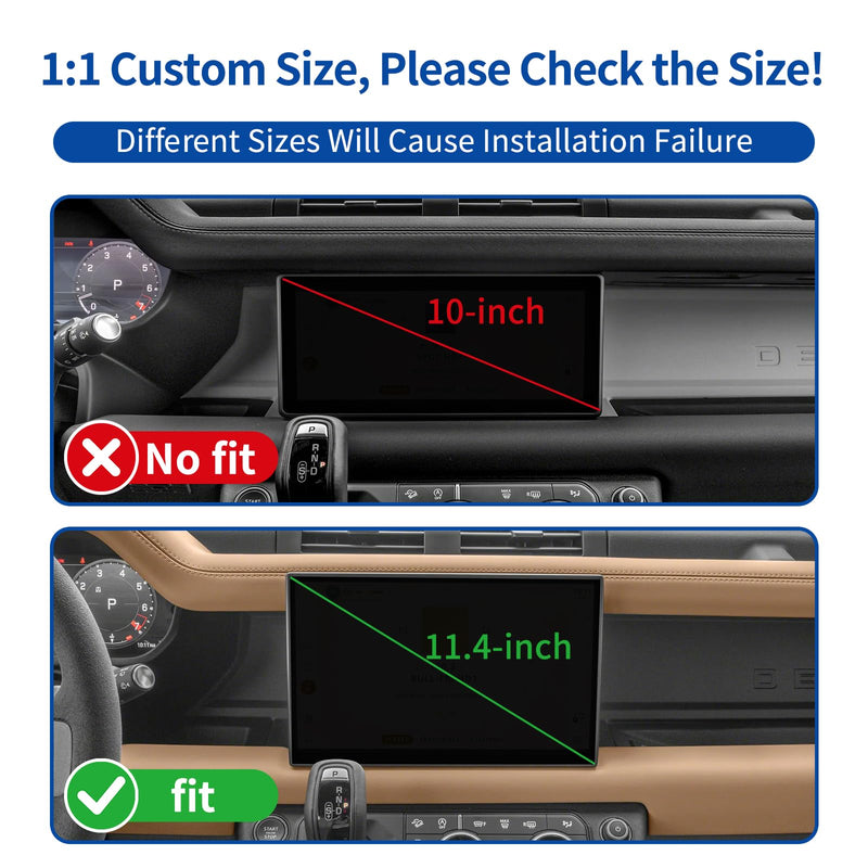 Car Phone Holder for Land Rover Defender 2022 2023 2024 2025（11.4 inch Screen），for Smartphone Cradle Auto Accessories Bracket Anti-Shake，360 Degree Rotation，for All Cell Phones