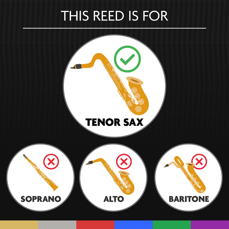 [AUSTRALIA] - Légère Reeds - Tenor Saxophone Reed, French Cut, Strength 3.25 (TSF3.25) - Premium Synthetic Woodwind Reed 