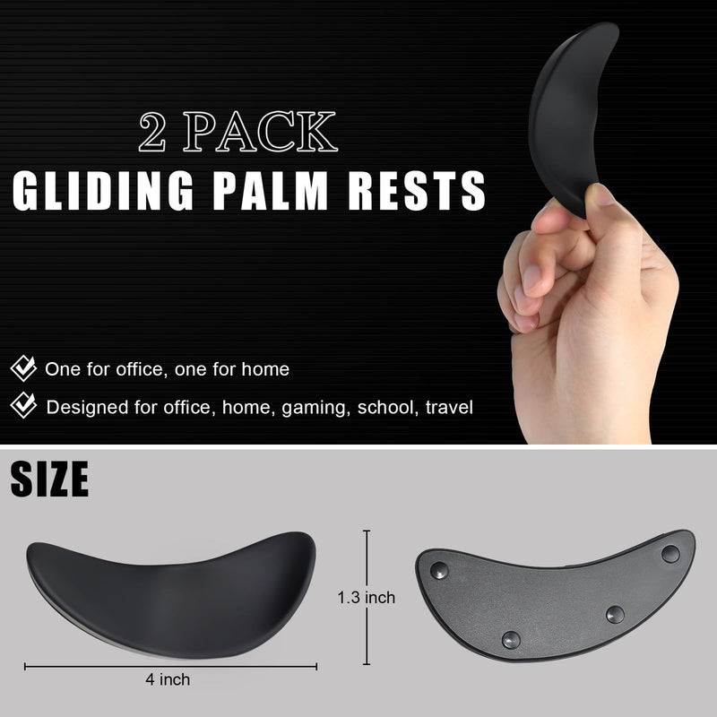 [AUSTRALIA] - JIKIOU Right-Handed Truly Ergonomic Wrist Rest for Mouse 2 Pack, Carpal Tunnel Support, Pain Relief, Anti-Fatigue, Easy Glide, Office Computer Laptop Gaming 2pcs-right-handed 