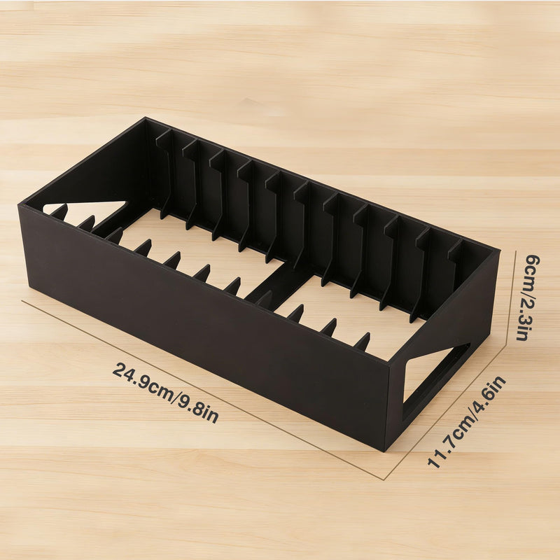 2pcs Cassette Tape Storage Organizer Holder - 24 Slots, Easy to Store & Space-Saving Design for Home, Studio - Perfect for Music Lovers & Collectors