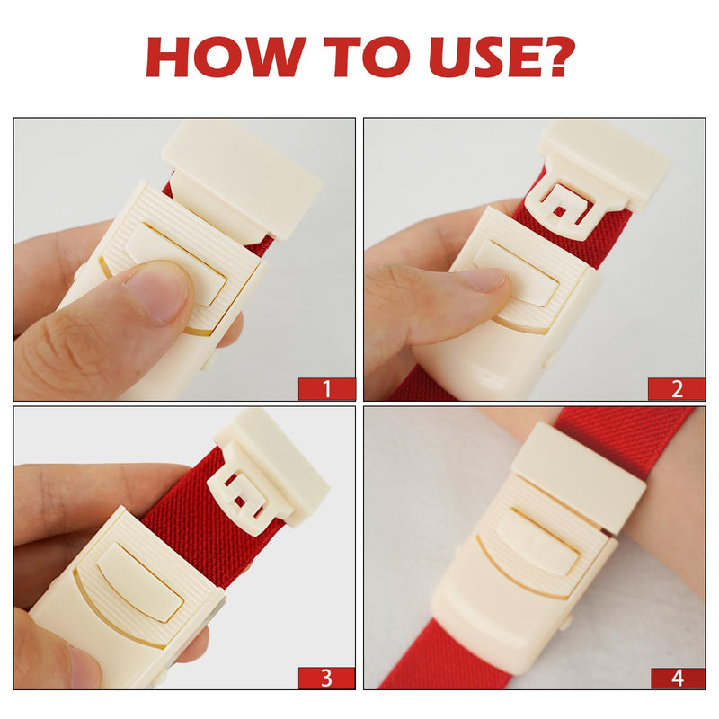 8 Piece Storage Tube Blood Collection Set Tourniquet Holster, 8 Colours Storage Hose with Buckle, Personalised Blood Collection Vein Trap for Nurses, Easy to Use