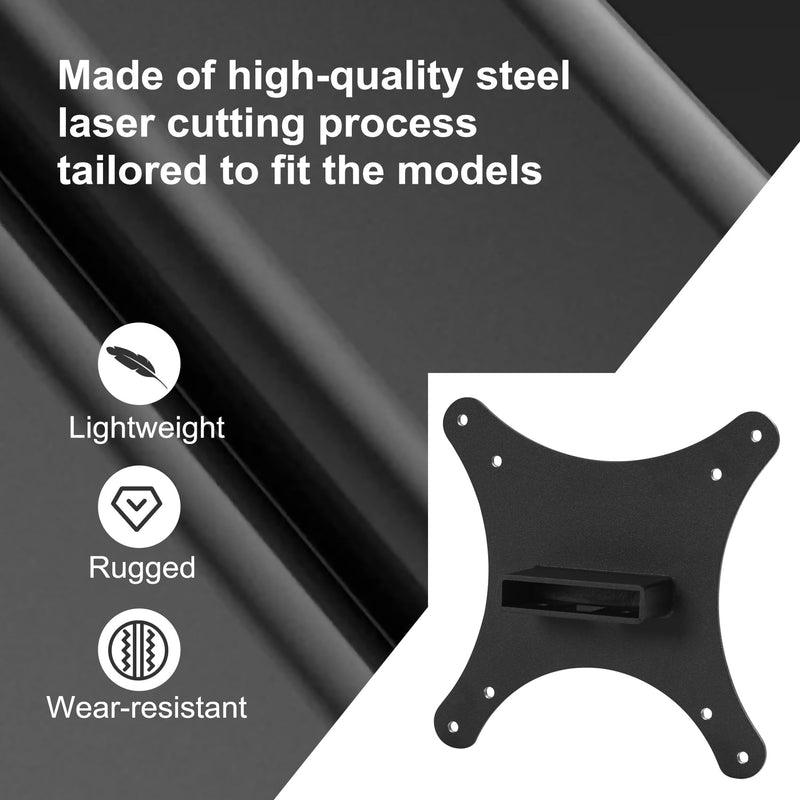 Monitor Arm/Mount VESA Bracket Adapter Compatible with MSI Monitor (MD271UL, MD271ULDE) - 75x75mm 100×100mm Black